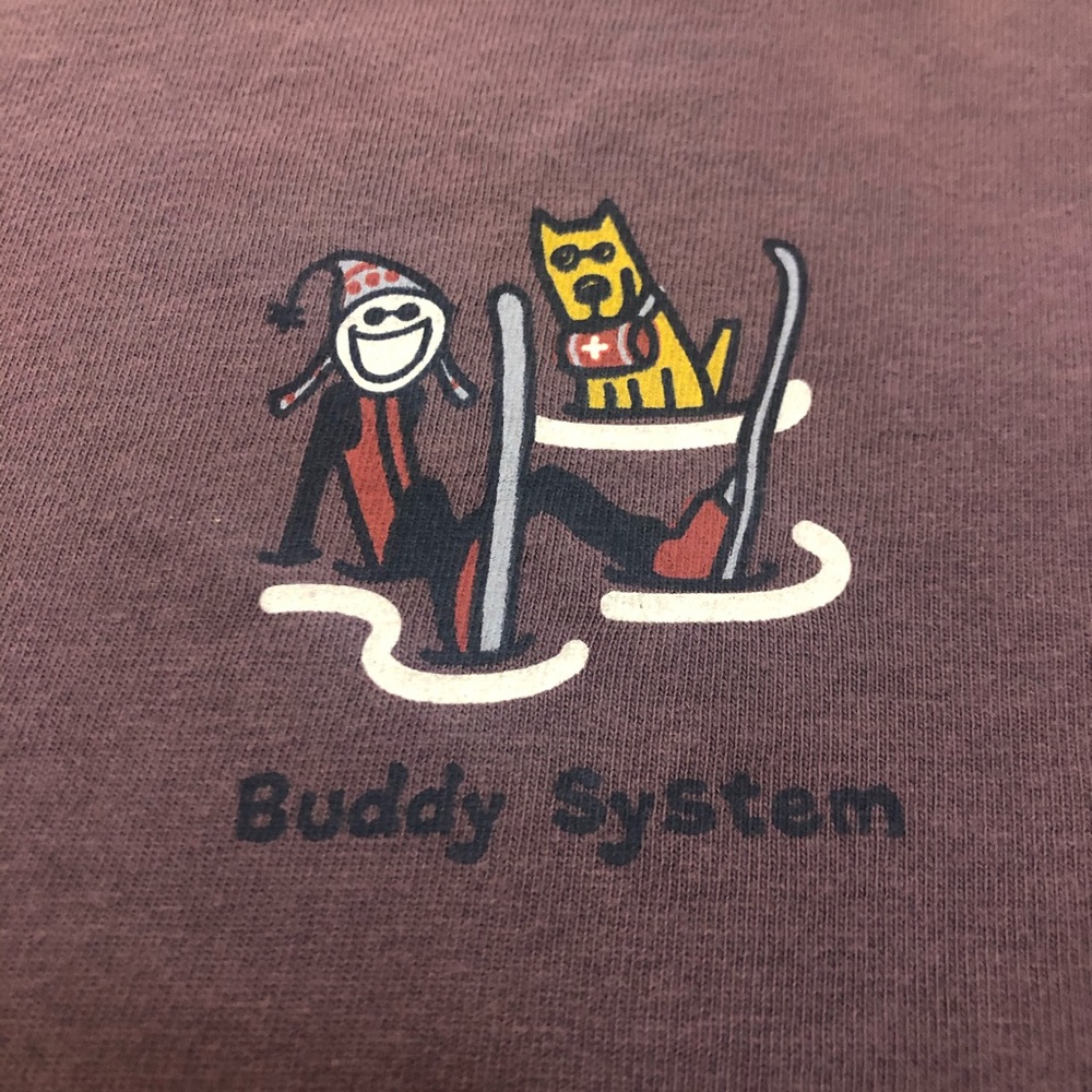 Girls L/S tee - Life is Good “Buddy System”